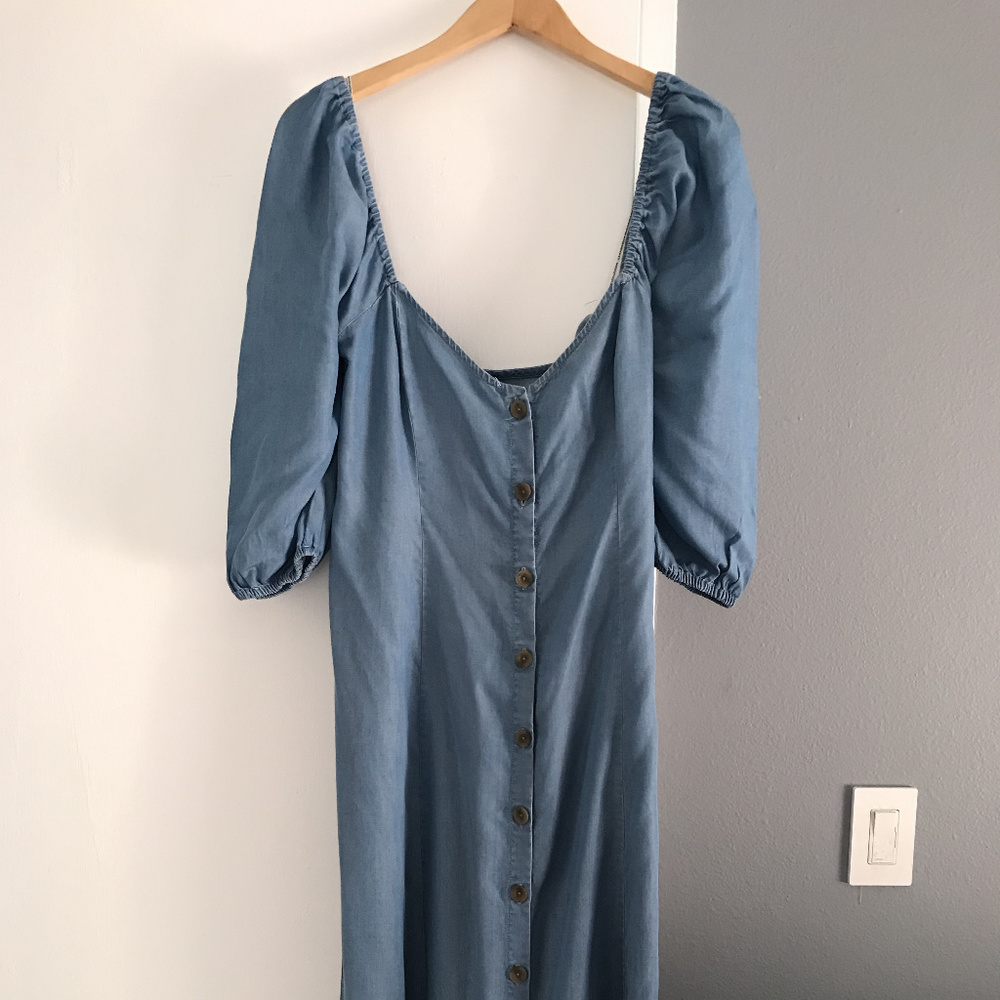Zara Premium Denim Dress (L)